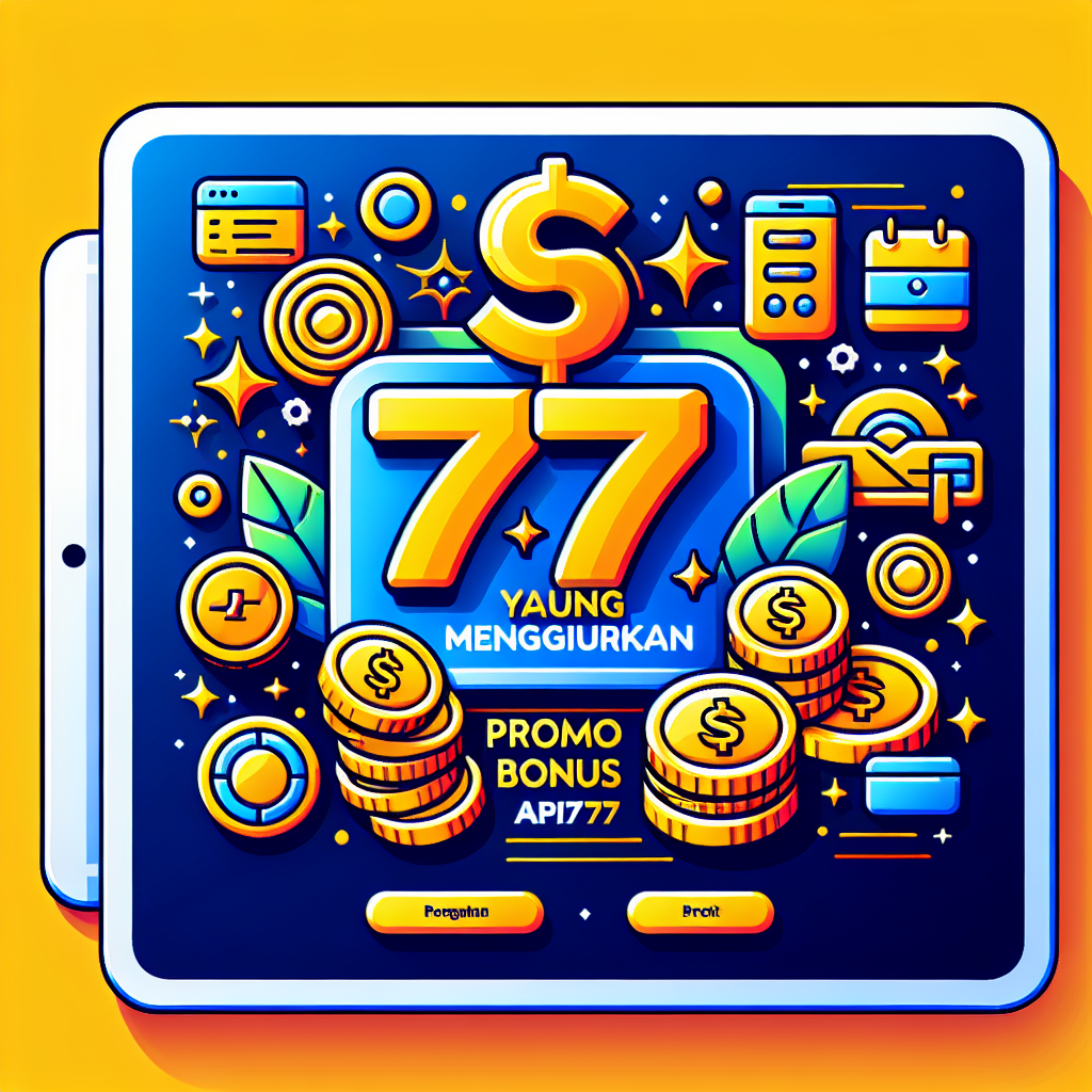Promo Bonus API77 yang Menggiurkan
